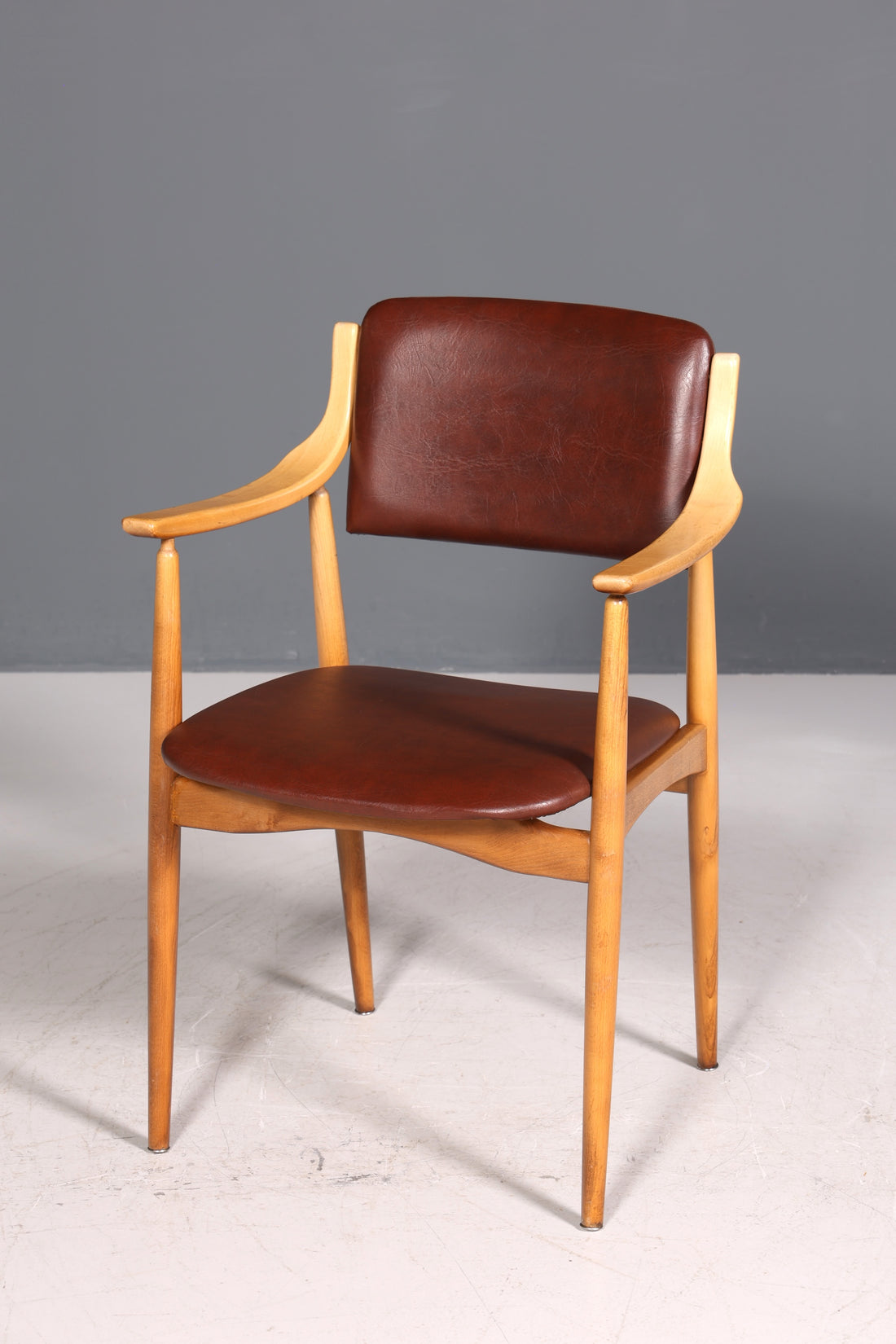 Stilvoller Mid Century Stuhl Retro Sekretär Stuhl Danish Design Küchenstuhl Esszimmer Stuhl