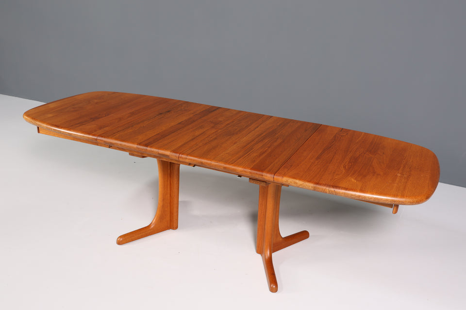 Danish Teak Holz Esstisch aussziehbarer Küchentisch