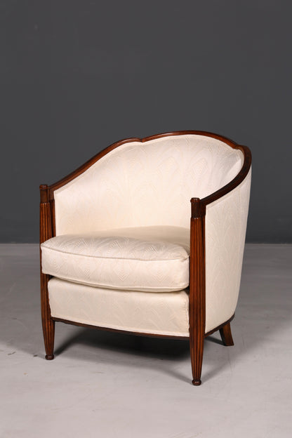 Elegant Art Deco armchair club chair lounge chair occasional chair vintage upholstered armchair 1 of 2
