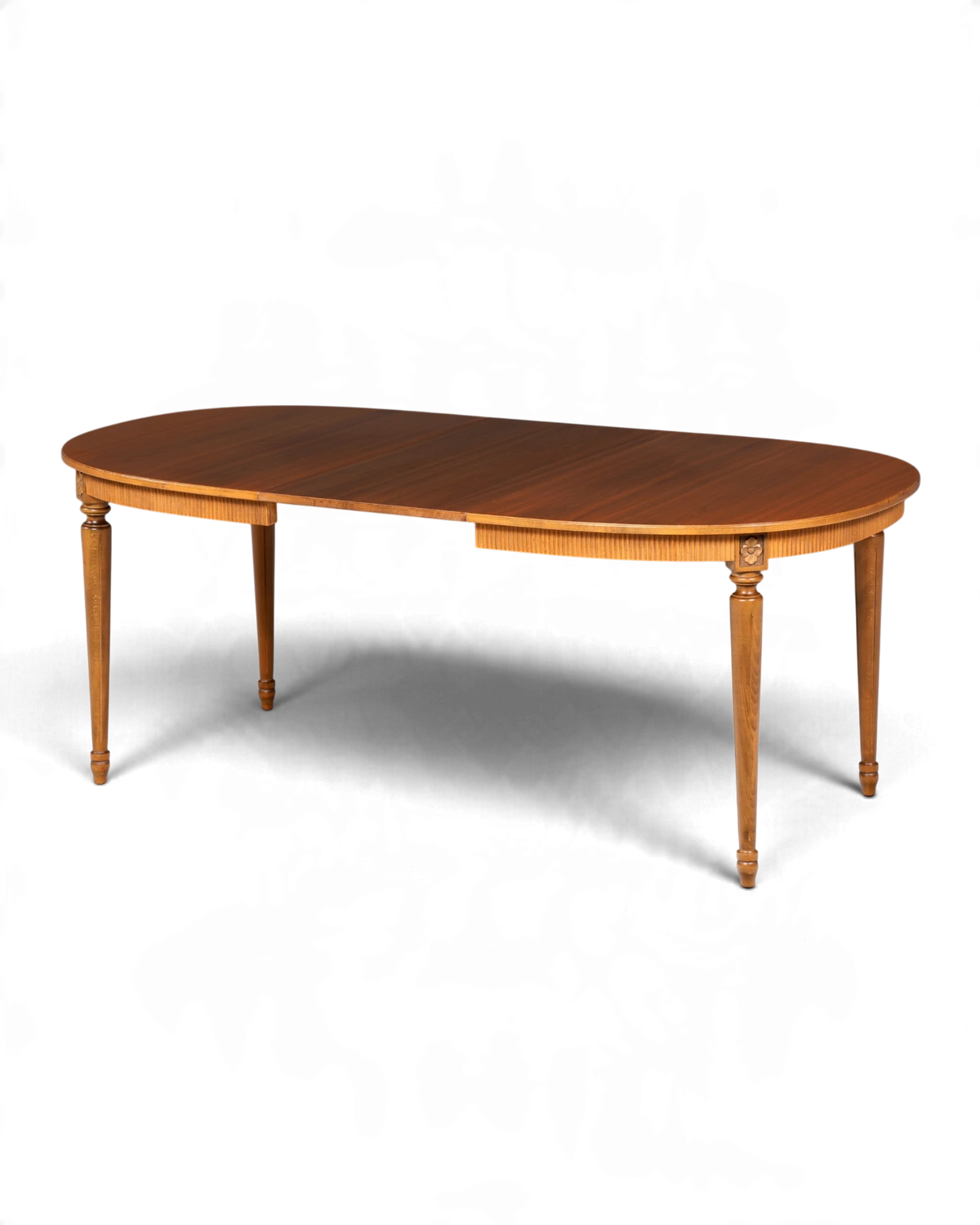 Stilvoller ovaler Tisch im Gustavianischen Stil Esstisch Ausziehbar Antik Stil Esszimmer Tisch Küchentisch Vintage