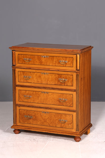 Wunderschöne Gründerzeit Kommode Jugendstil Antik Schubladenkommode Massivholz