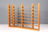 Seltenes XXL Mid Century Regal Danish Design Teak Vintage Bücherregal Schrank Buchablage 60s Bookshelf Bibliothek