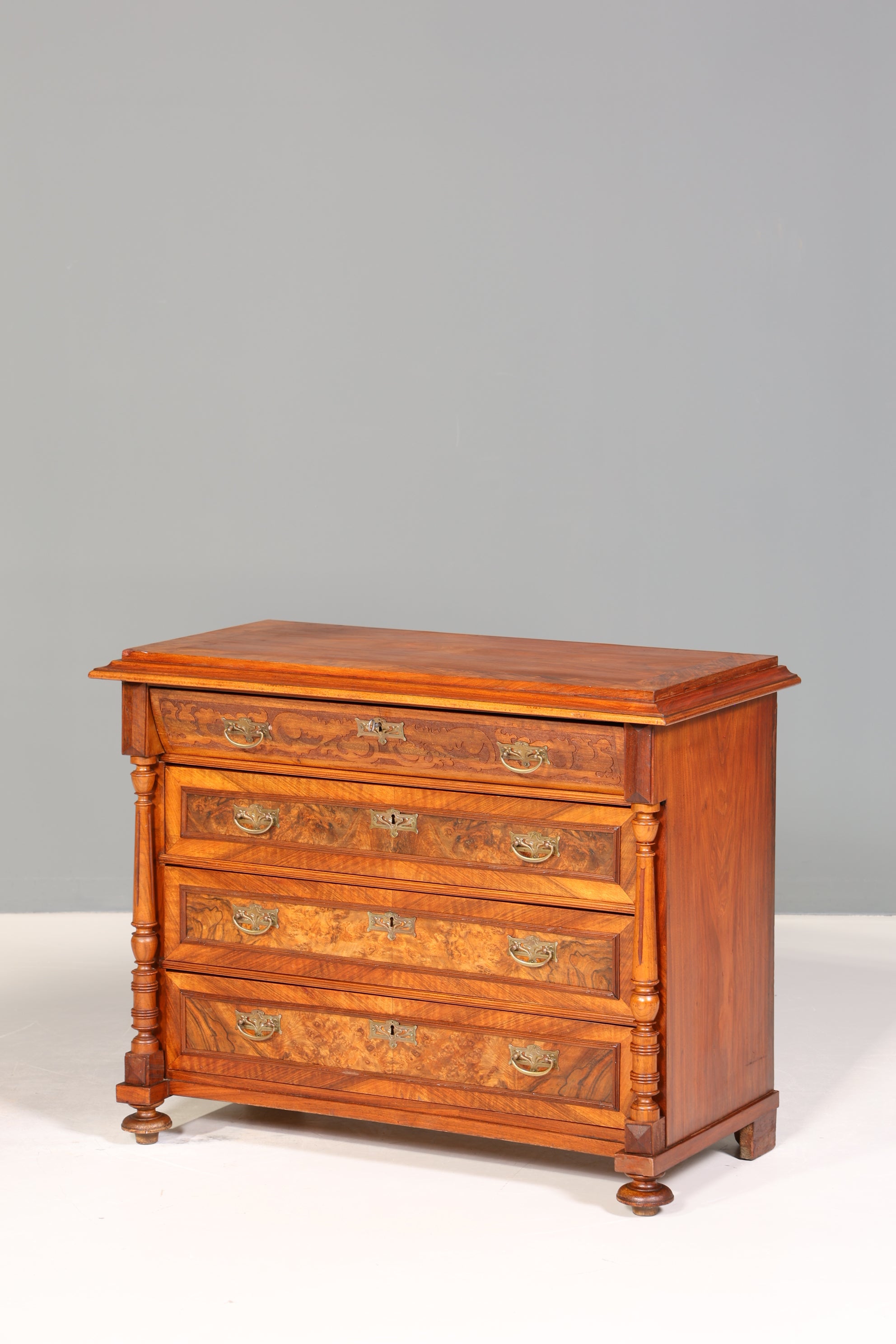 Traumhafte Gründerzeit Kommode Jugendstil Antik Sideboard Schubladenkommode