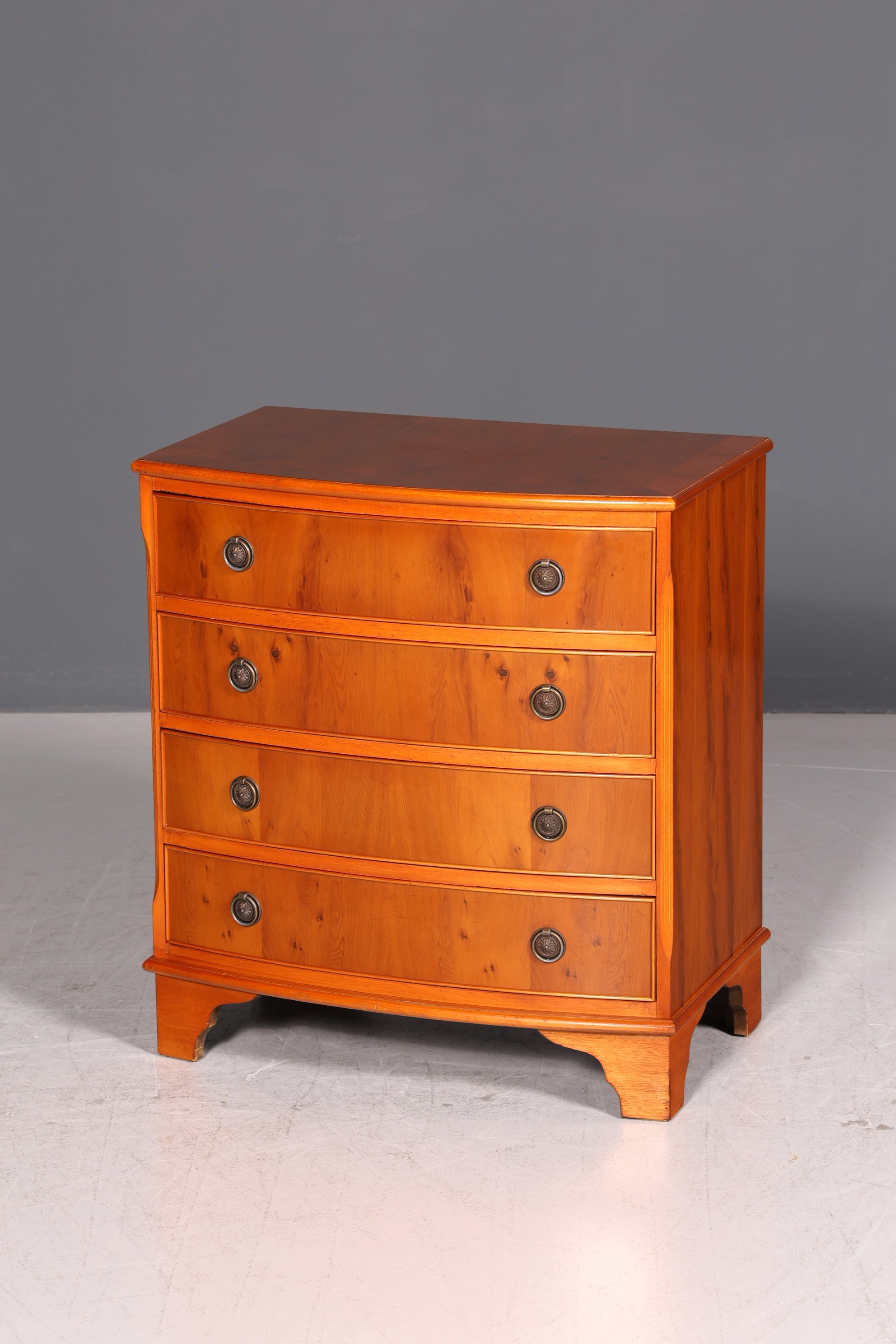 Traumhafte Englische Kommode Eibe Echt Holz Schrank 60er Jahre Sideboard Anrichte Vintage