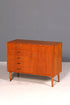Traumhafte Mid Century Kommode echt Holz Sideboard Vintage Schubladen Kommode