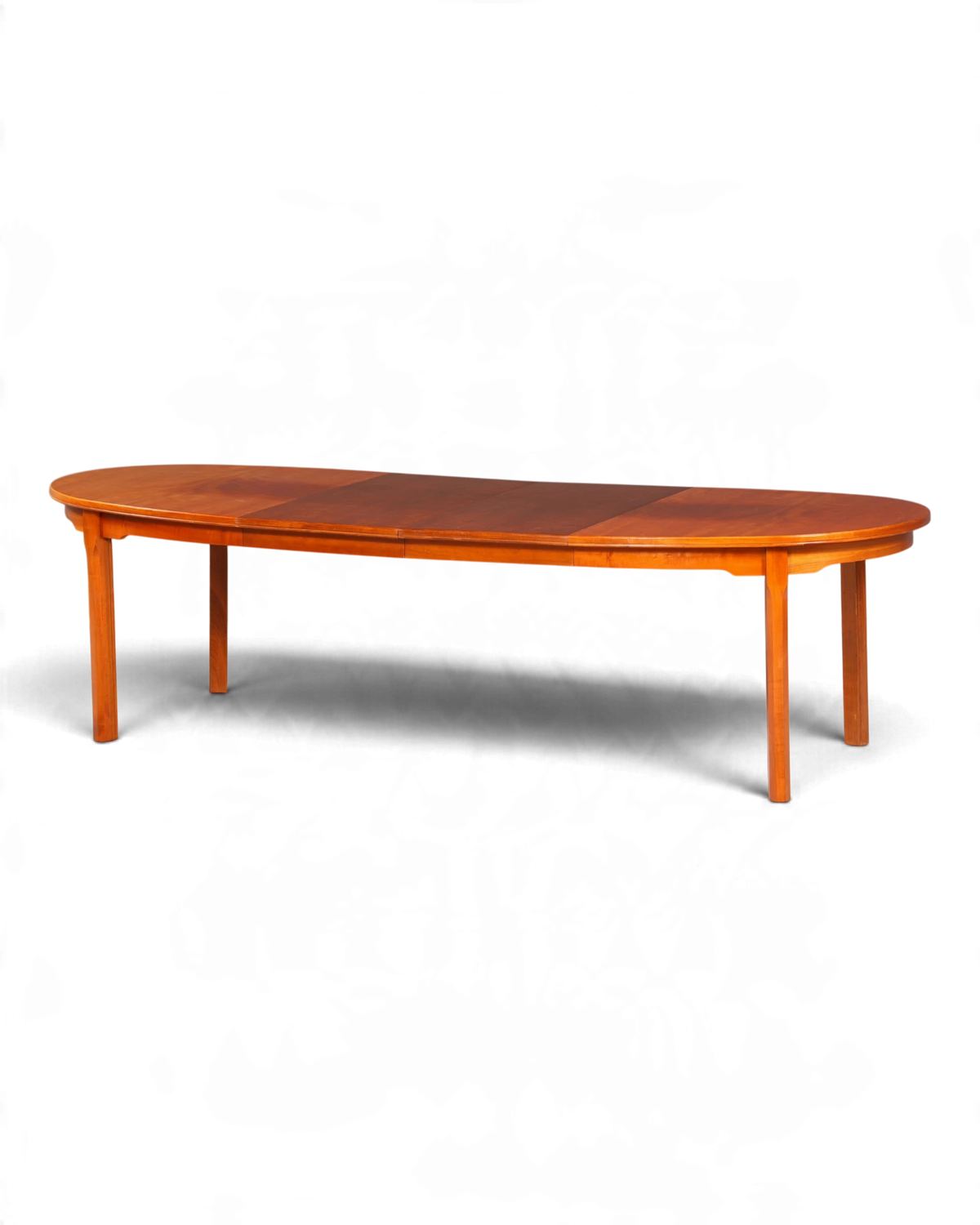 Ovaler Mid Century Esstisch ausziehbar Vintage Tisch Retro Küchentisch Echt Holz