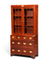 Wunderschöner Maritimer Vitrinenschrank Englischer Schrank echt Holz Bibliothek Englische Anrichte