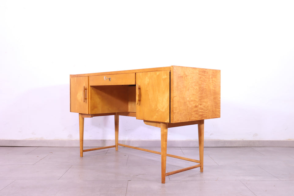 Hellerau Schreibtisch Mid Century Bürotisch Danish Design Vintage Desk