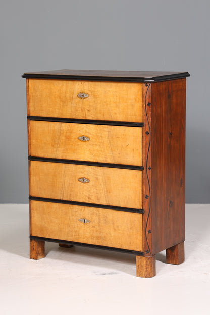 Wunderschöne Antik Kommode um 1880 Vertiko im Biedermeier Stil Schubladenkommode