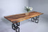 Einzigartiger Epoxidharz Tisch 258-90cm massiv Holz Nussbaum Esszimmer Tisch River Table Küchentisch Esstisch