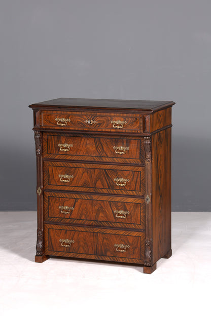 Wunderschöne Gründerzeit Kommode Jugendstil Schubladenkommode Antik Vertiko Wäschekommode