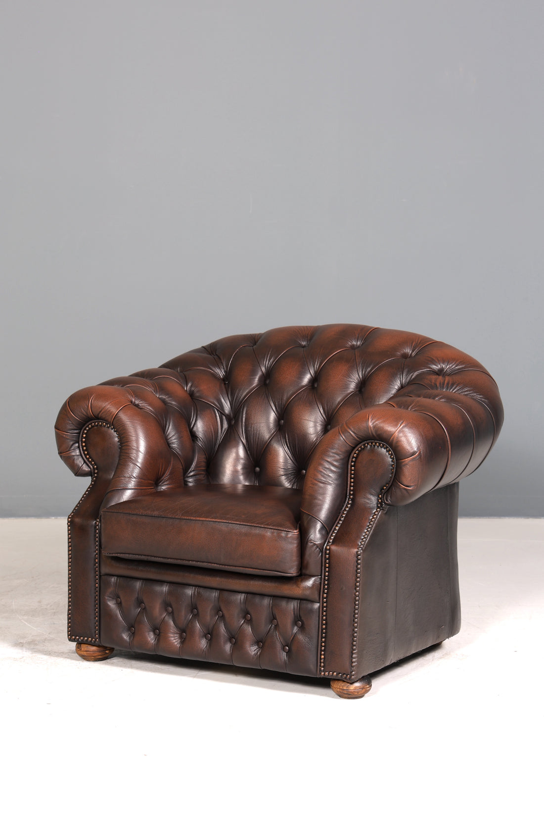 Wunderschöner Original Chesterfield Centurion Sessel Englischer Armlehnsessel Englisch Herrensessel