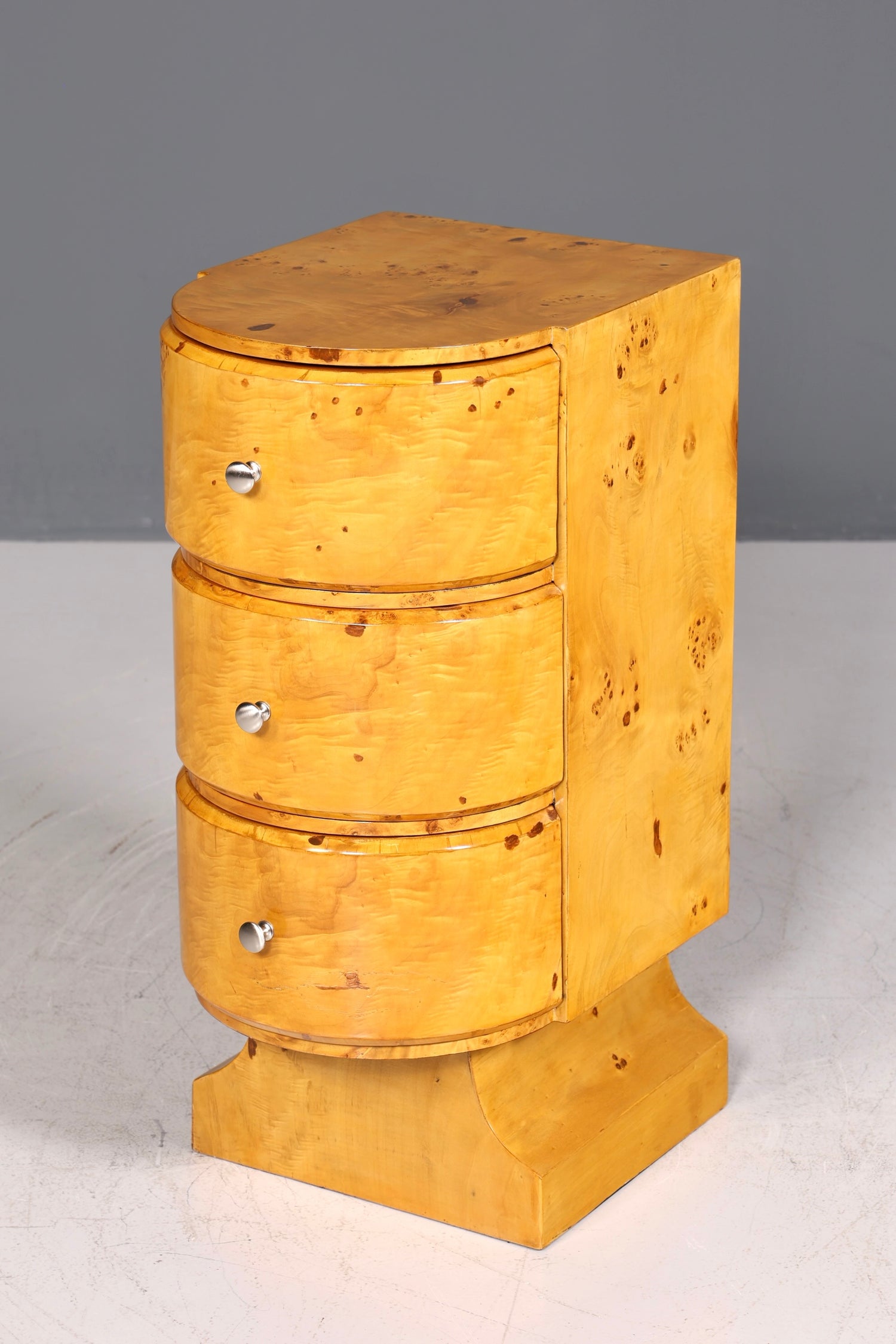 Wunderschöne Art Deco Design Kommode Birke Beistelltisch Modern Kult Schubladenkommode