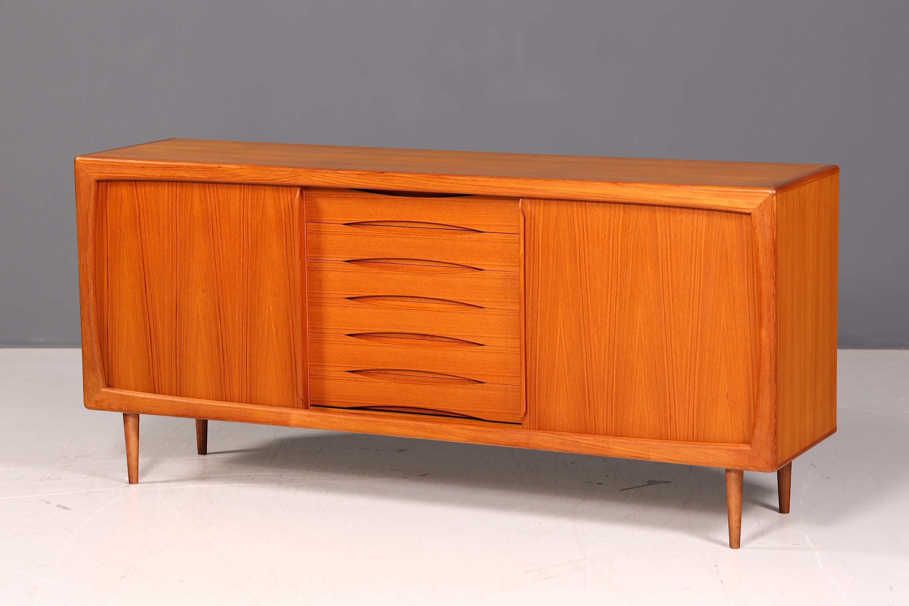 Original Dyrlund Schrank Mid Century Sideboard Danish Design Teak Holz TV Schrank 60s Buffet