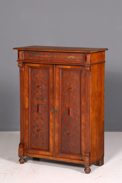 Wunderschönes Gründerzeit Vertiko Jugendstil Schrank Antik Highboard Buffet Kommode Vintage