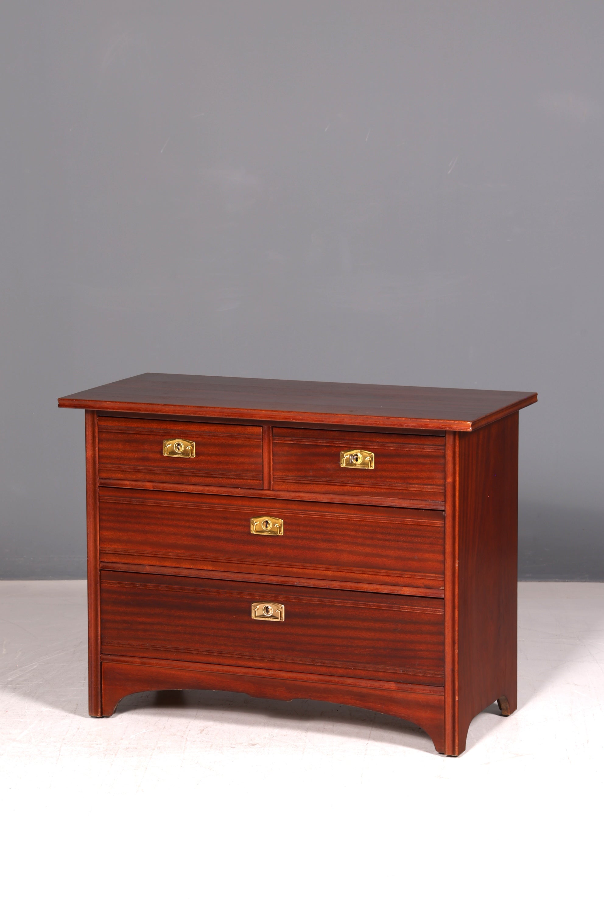 Edle Jugendstil Kommode Antik Massiv Echt Holz Sideboard Vintage Schubladen