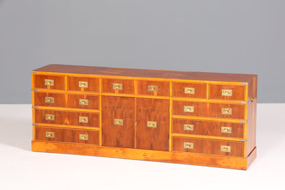 Traumhaftes Maritim Sideboard Englische Schiffs Kommode Englisch Antik Schrank Military Chest