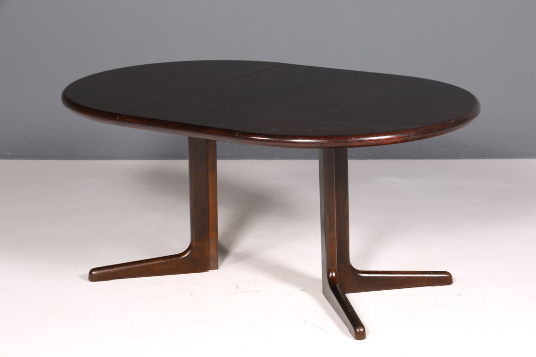 Schlichter Mid Century Esstisch ausziehbarer Vintage Tisch Retro Küchentisch