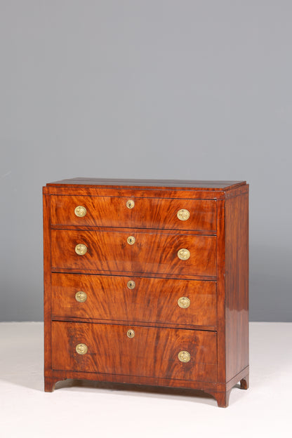 Stilvolle Original  Biedermeier Kommode Antik Schrank Schubladenkommode Vertiko Wäschekommode