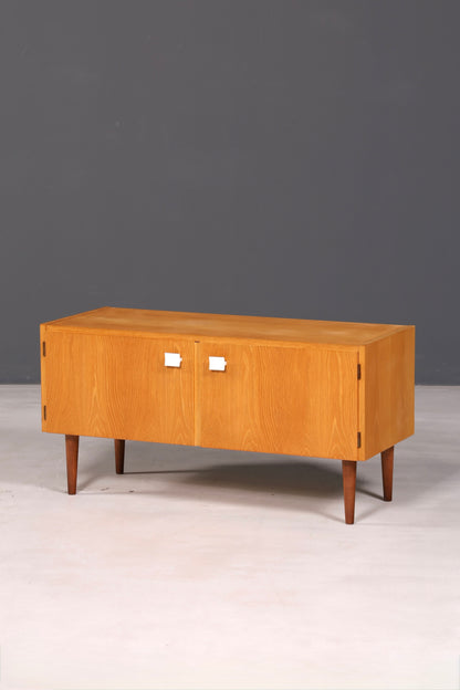 Beautiful original Hellerau mid-century chest of drawers, model 427, sideboard TV cabinet, vintage genuine wood