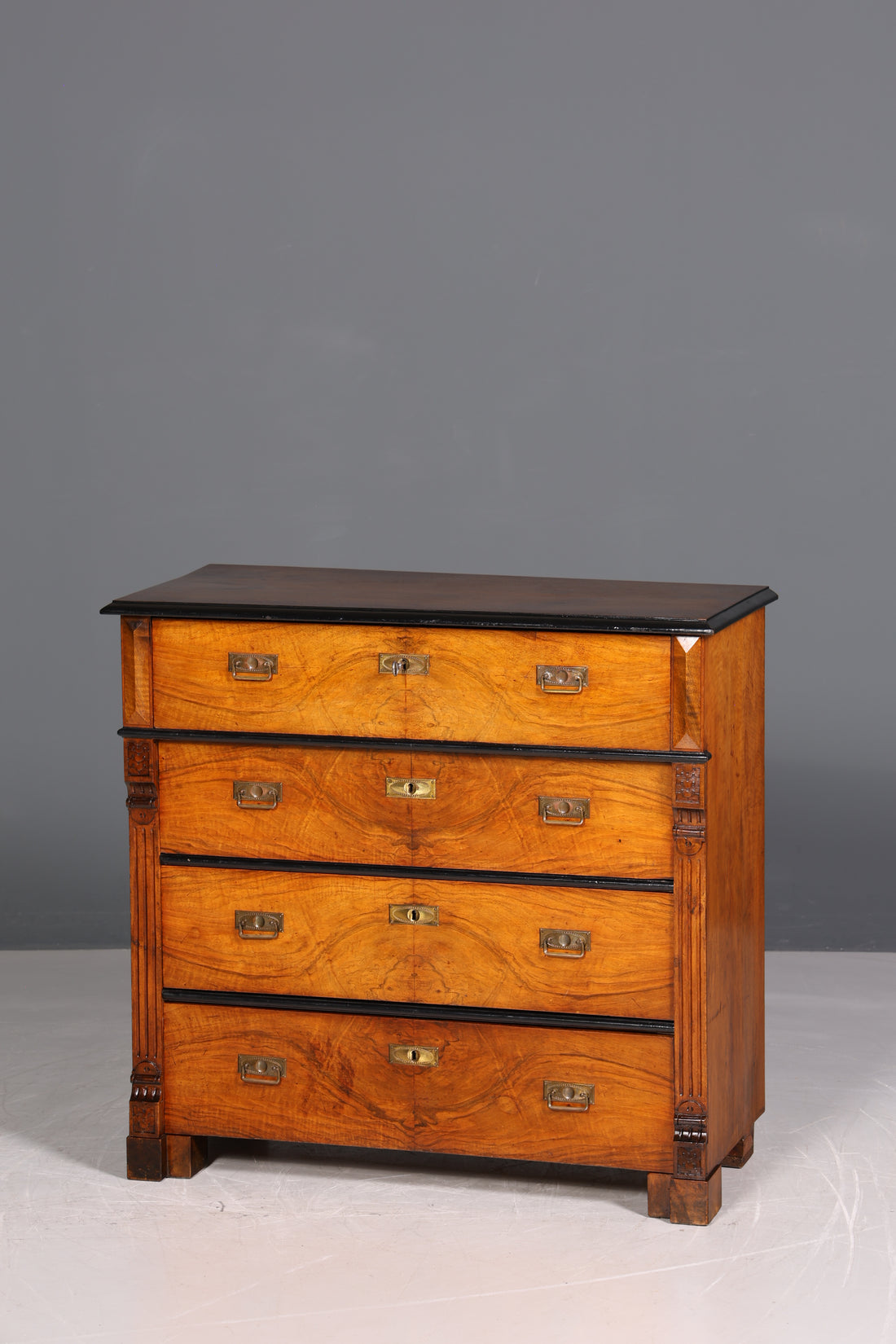 Wunderschöne Gründerzeit Kommode Jugendstil Vertiko Antik Kommode Schubladenkommode