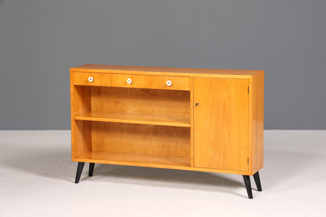 Wunderschönes Mid Century Sideboard Vintage TV Schrank Regal Bücherregal 60s Kommode