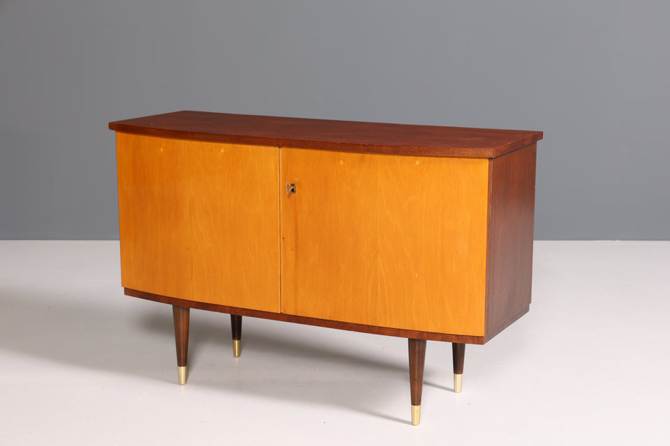 Wunderschöne Mid Century Retro Kommode Retro Sideboard Schrank Holz