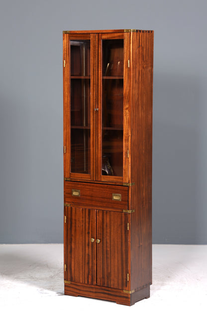 Wunderschöne Englische Vitrine Maritime Bibliothek Schrank echt Holz Geschirrschrank Regal 3 von 3