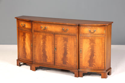 E912 Finish cm Wunderschönes Englisches Sideboard Mahagoni Schrank Antik 60s Buffetschrank Kommode