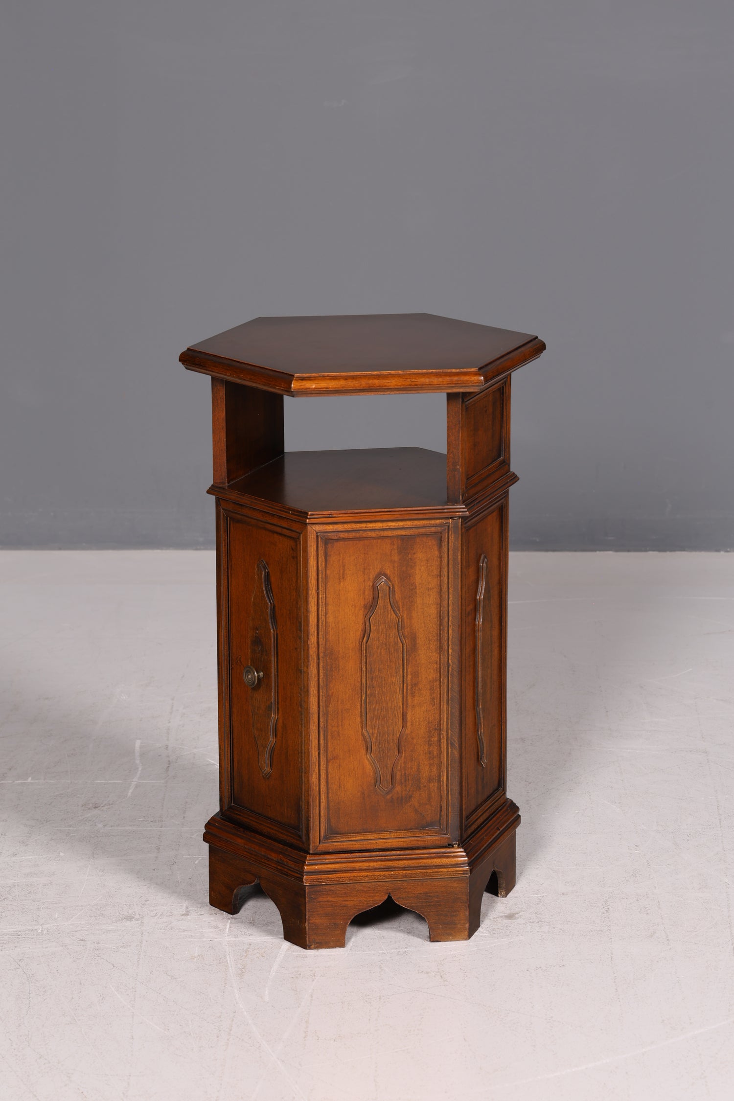 Wunderschöner Barock Stil Beistelltisch Echt Holz Tisch Ablagetisch Telefontisch Beistellschrank Antik Vintage