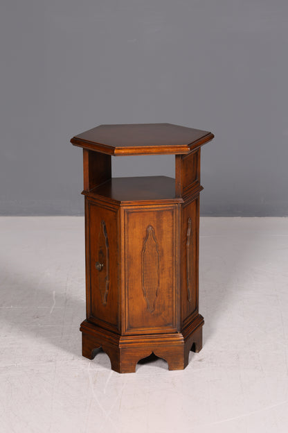 Wunderschöner Barock Stil Beistelltisch Echt Holz Tisch Ablagetisch Telefontisch Beistellschrank Antik Vintage