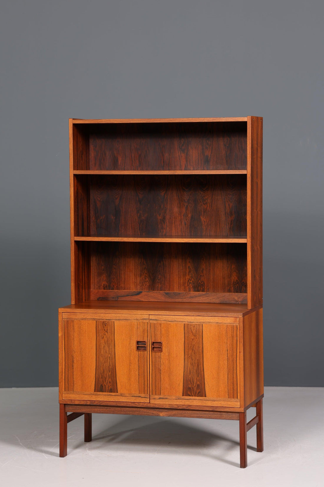 Stylish mid century bookshelf rosewood shelf 60s cabinet vintage book shelf retro chest of drawers