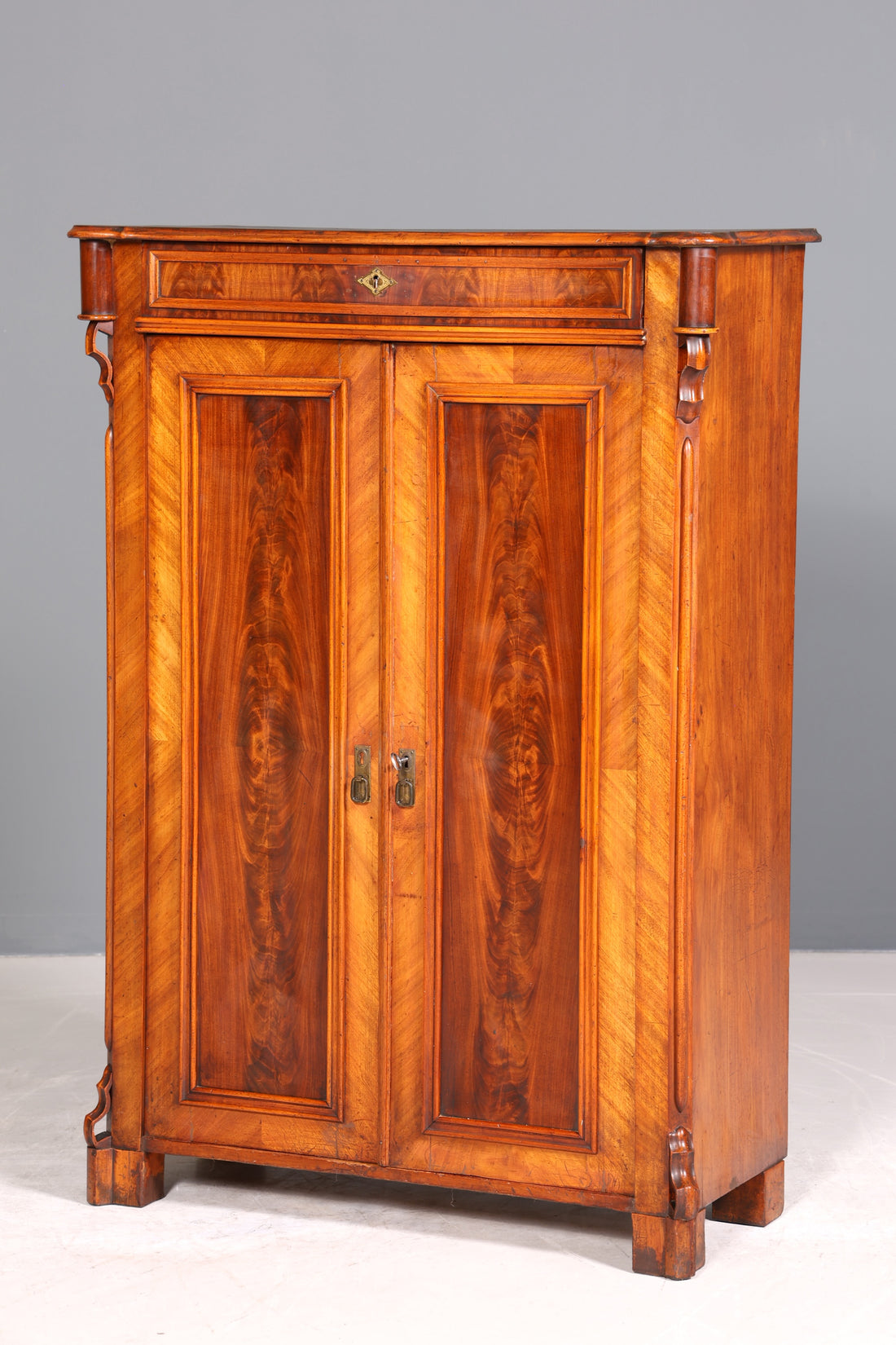 Traumhafter Louis Philippe Schrank um 1880 Gründerzeit Vertiko Highboard Schrank