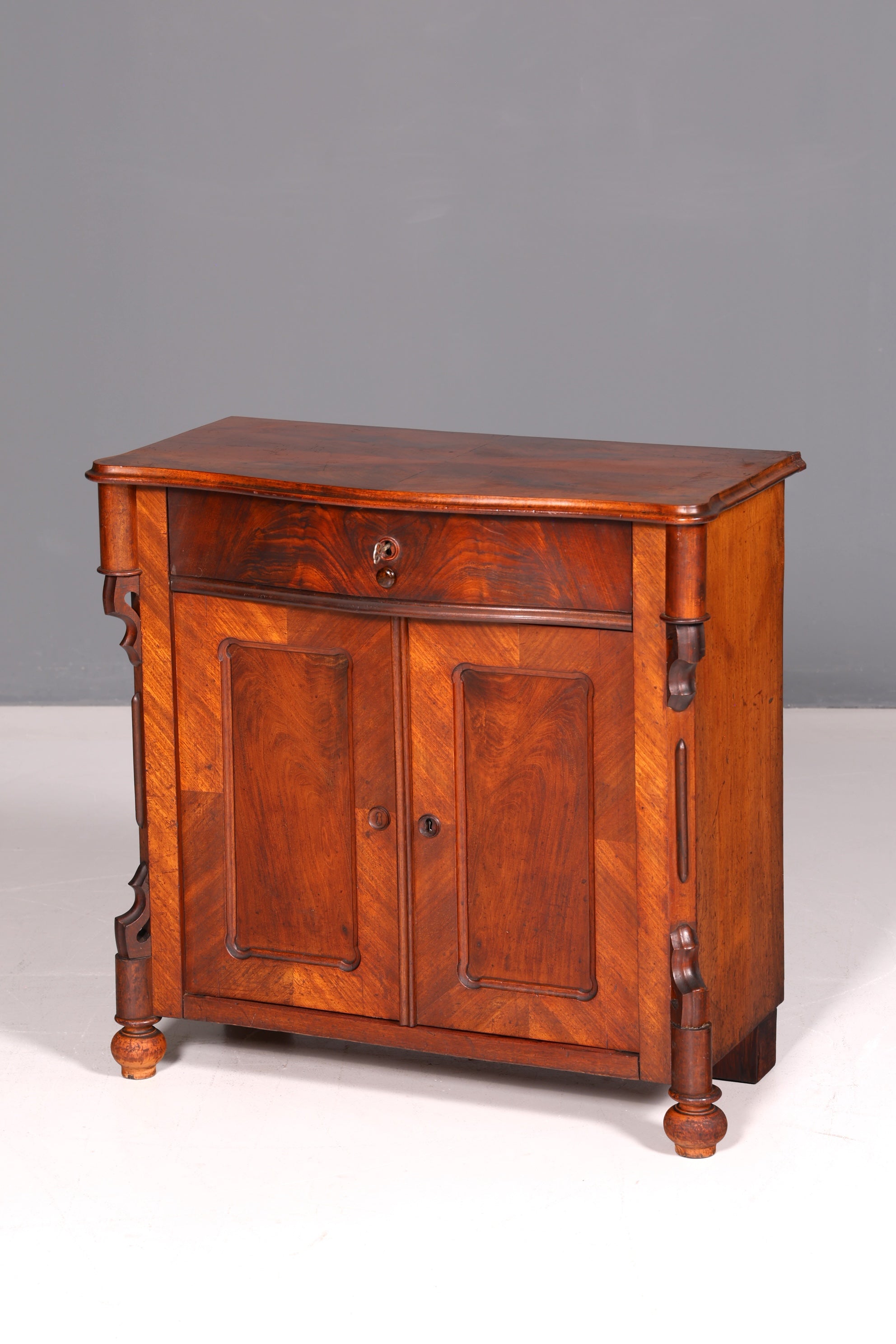 Wunderschöner Louis Philippe Schrank Gründerzeit Kommode Antik um 1880