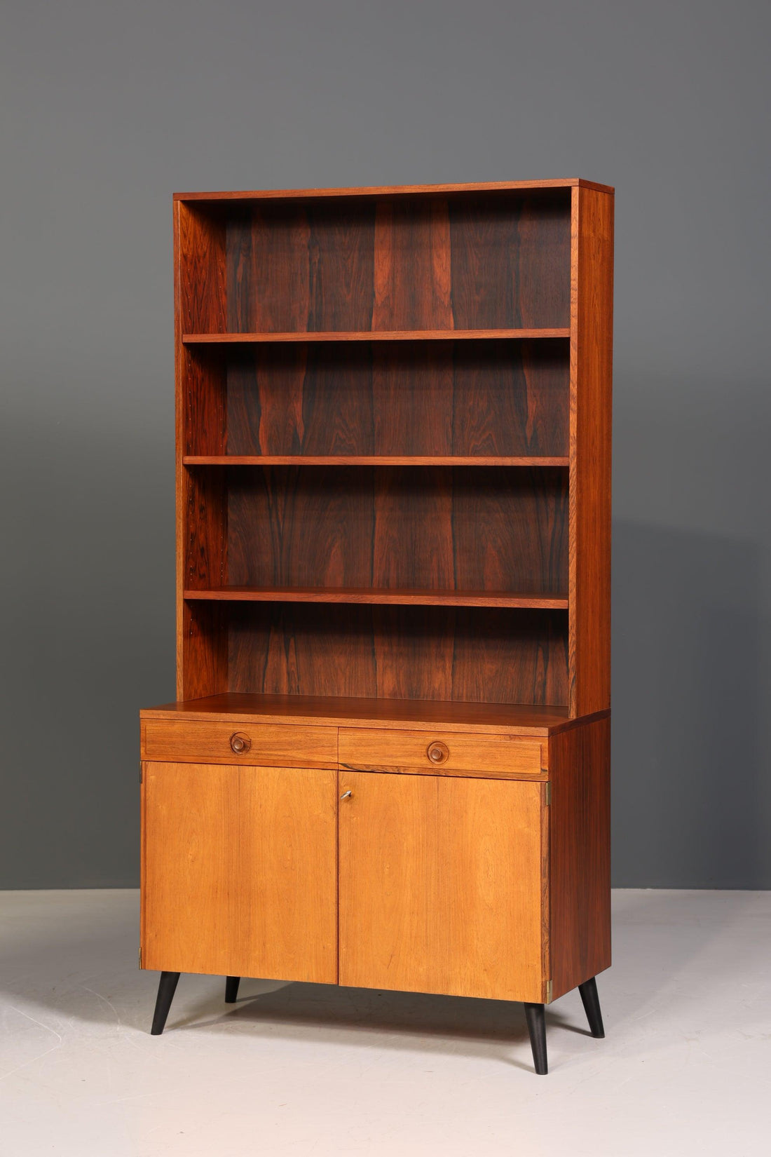 Original Bodafors &quot;Bertil Fridhagen&quot; Regal Palisander Holz Schrank Bücherregal Kommode Bücherschrank 60s 1 von 2