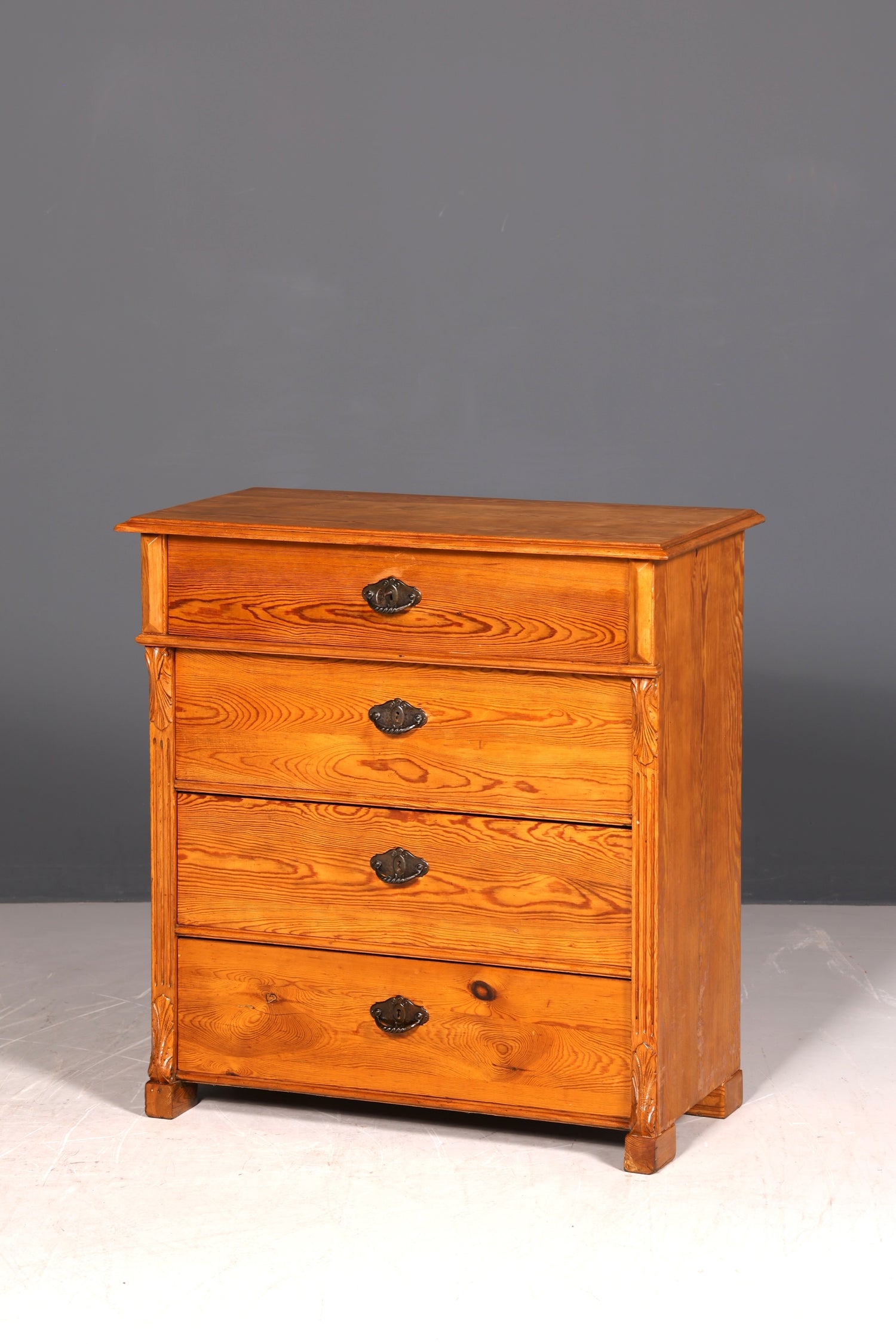 G197 Finish Wunderschöne Gründerzeit Kommode Jugendstil Antik Sideboard Schubladenkommode Wäschekommode (Kopie)