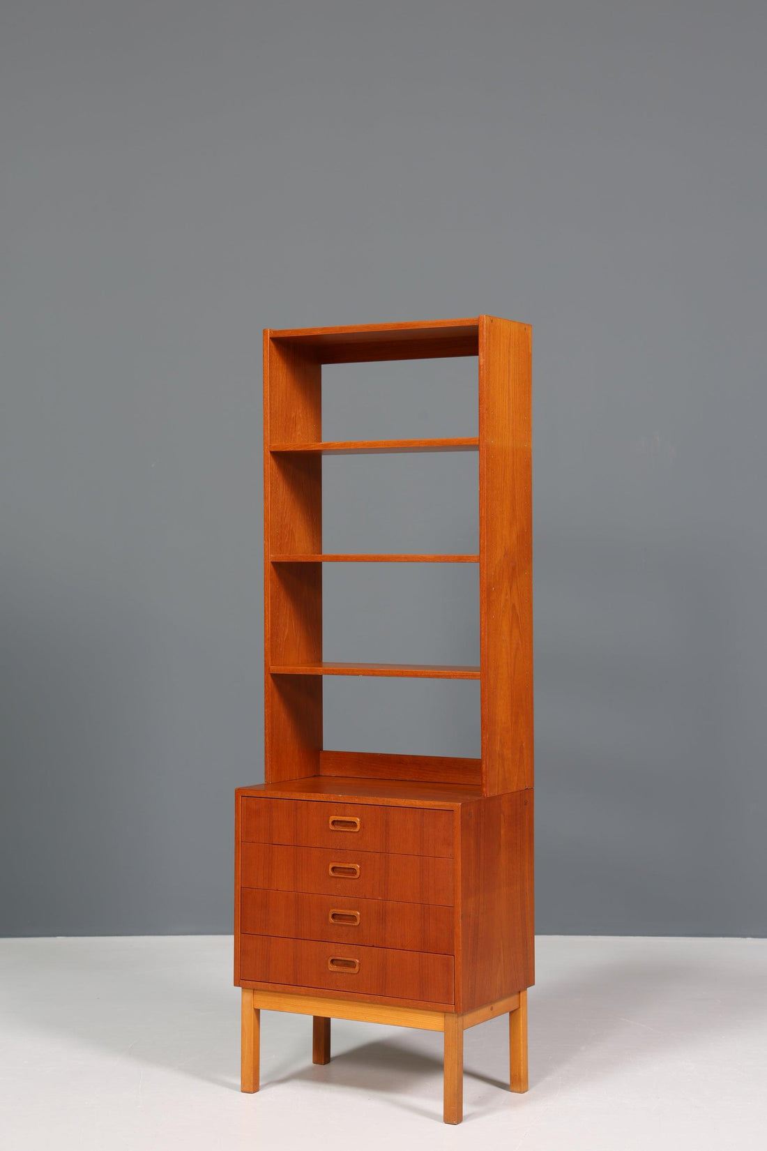 Wunderschönes Mid Century Regal &quot;Made in Denmark&quot; Teak Holz Bücherregal Schrank