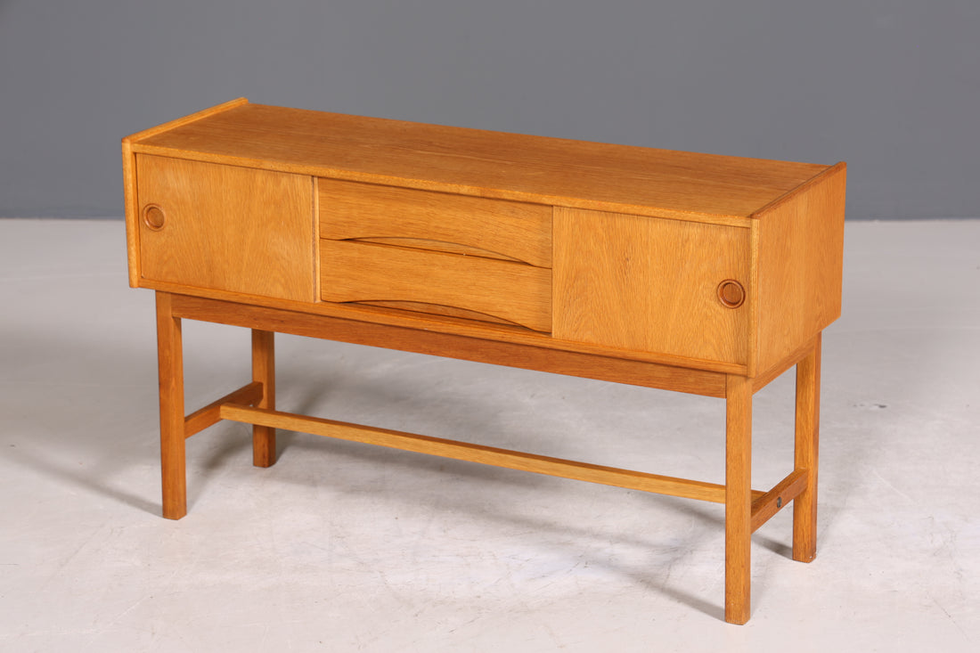 Wunderschöne Mid Century Kommode Danish Design Flurkommode TV Schrank 60s Schiebetür Kommode