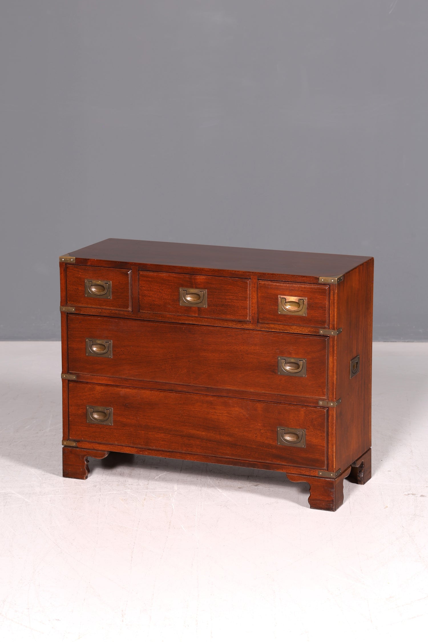 Traumhafte Maritime Kommode Englisch Military Chest Schiffskommode Antik Schrank Sideboard Wäschekommode Kolonialstil