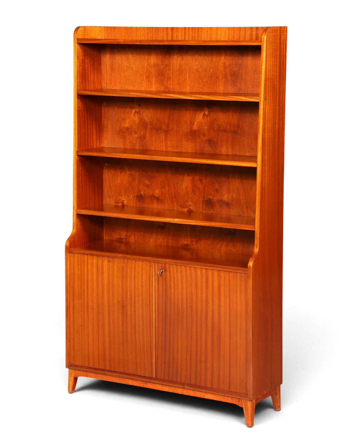 Traumhaftes Mid Century Bücherregal Danish Design Regal Schrank Echt Holz Retro Vintage 60er Jahre Standregal