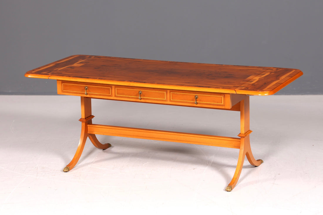 Beautiful English Folding Table Coffee Table 60s Vintage Side Table Living Room Table Antique
