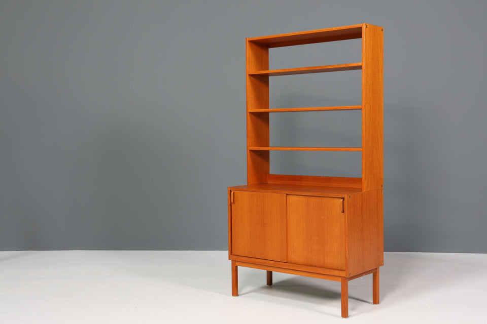 Stilvolles Mid Century Regal Danish Design Bücherregal Retro Schrank Kommode