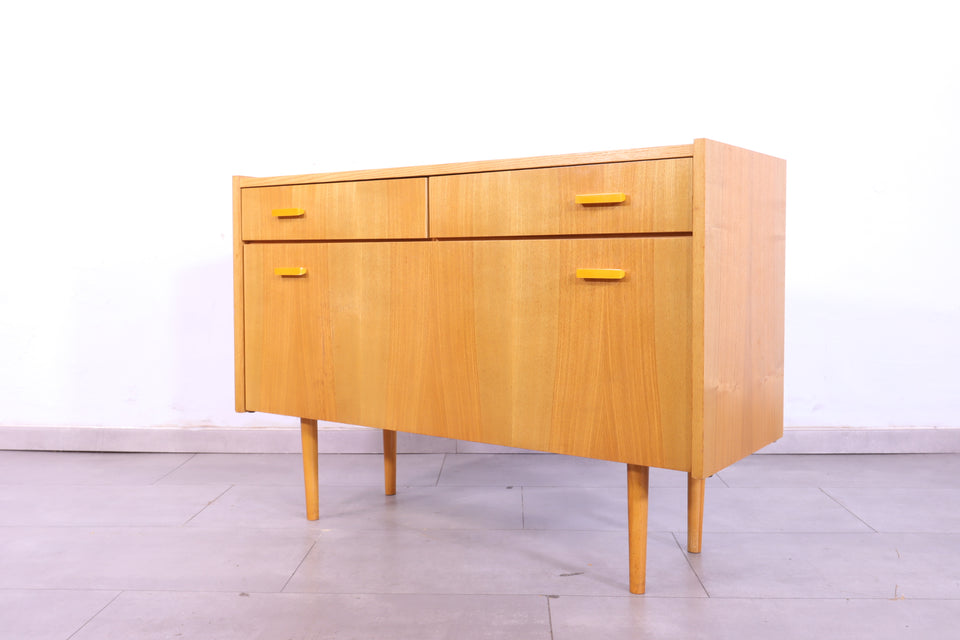 Schlichte Mid Century Kommode Retro Schrank Vintage