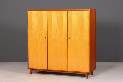 Traumhafter XL Mid Century Kleiderschrank Vintage Schrank Retro Wäscheschrank Dielenschrank Schlafzimmer