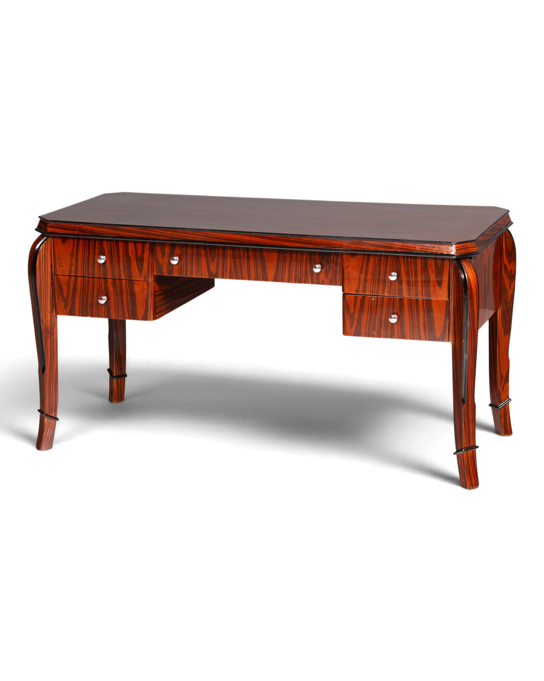 Wunderschöner Art Deco Stil Schreibtisch Bürotisch Antik Stil Office Desk