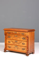 F191 Finish cm Wunderschöne Gründerzeit Kommode Jugendstil Antik Sideboard Schubladenkommode Wäschekommode