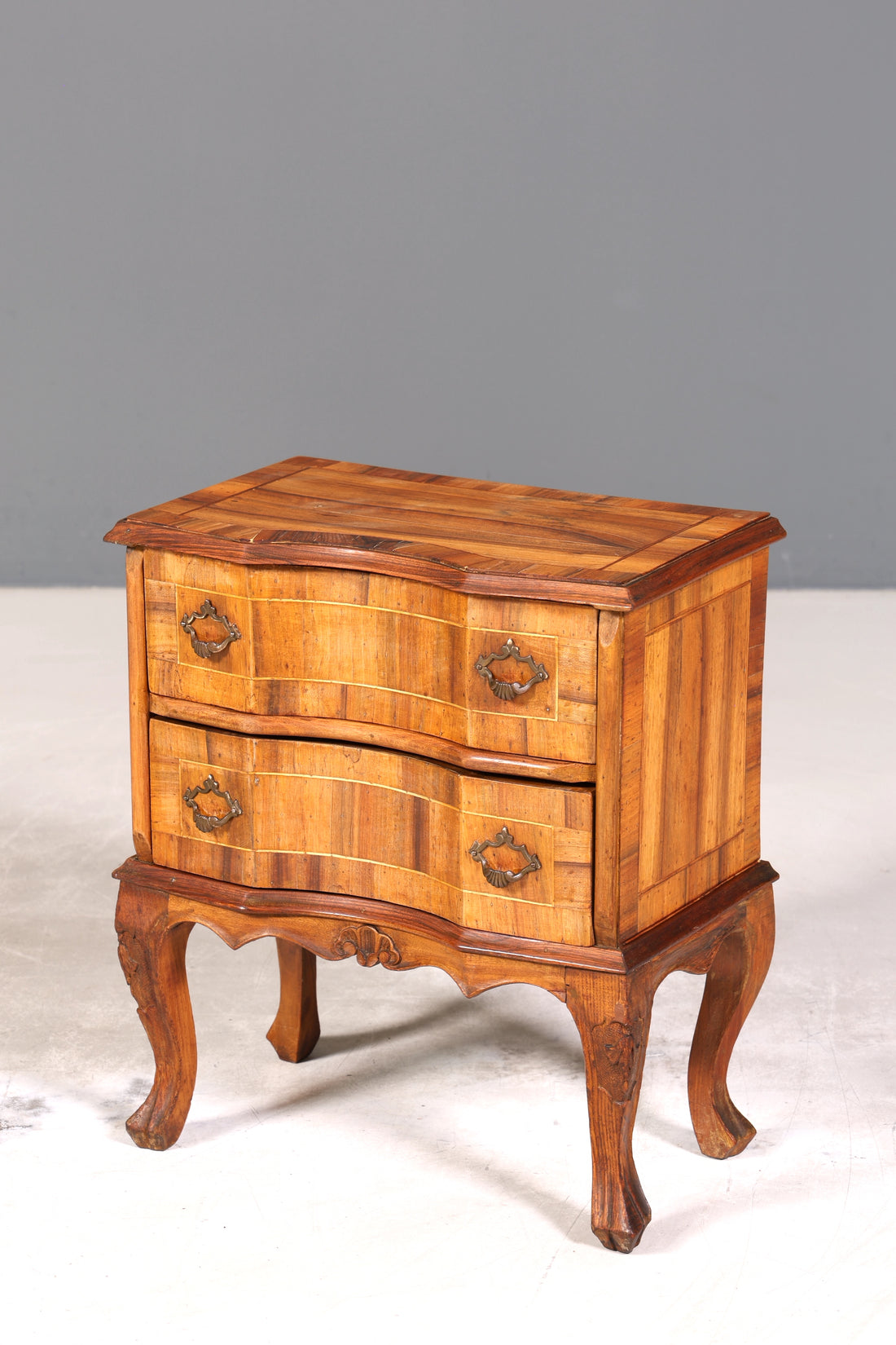 Wunderschöne Chippendale Kommode Barock Stil Nachttisch echt Holz Beistelltisch Ablagetisch