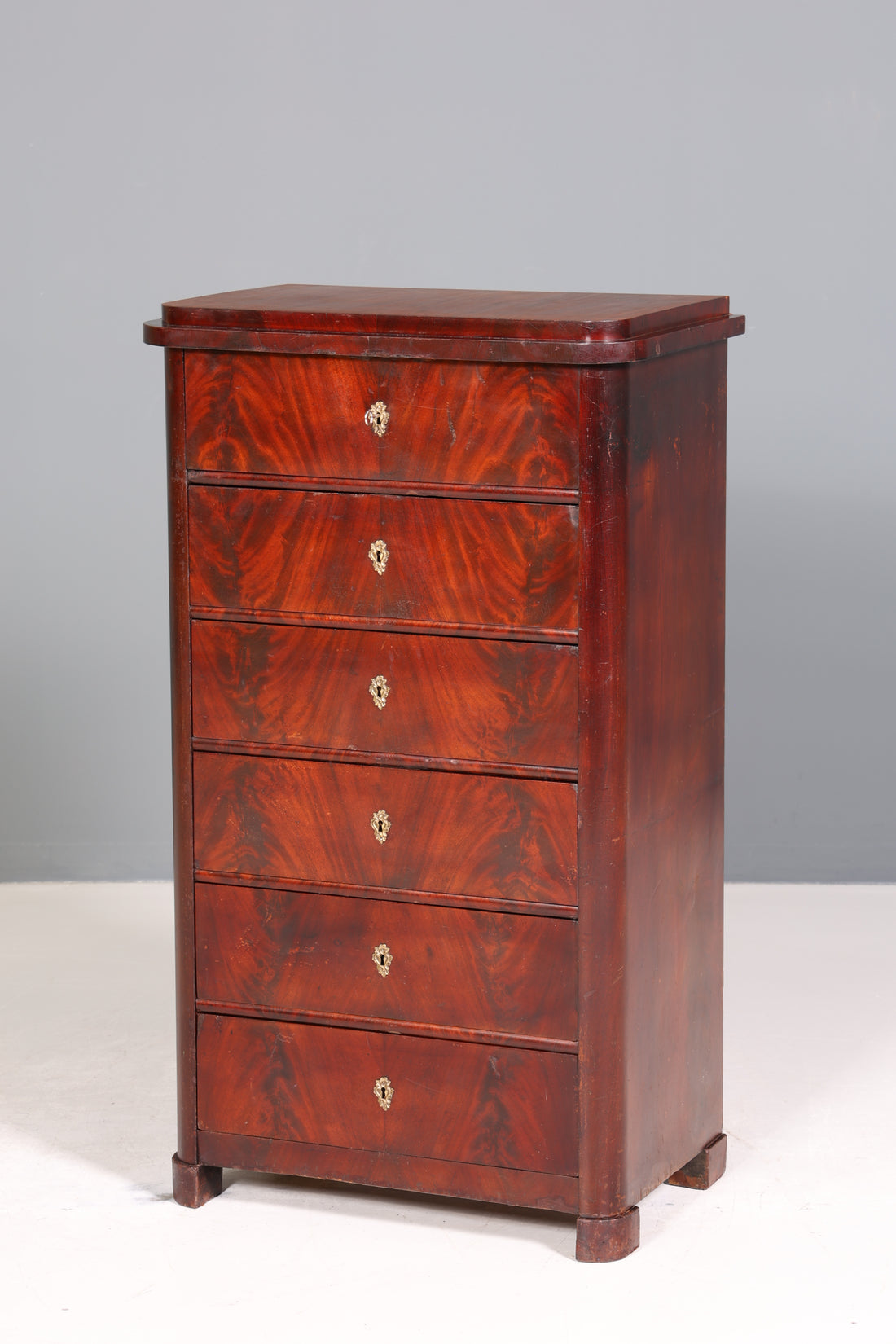 Wunderschöne Louis Philippe Chiffoniere um 1880 Gründerzeit Vertiko Schrank Semainier