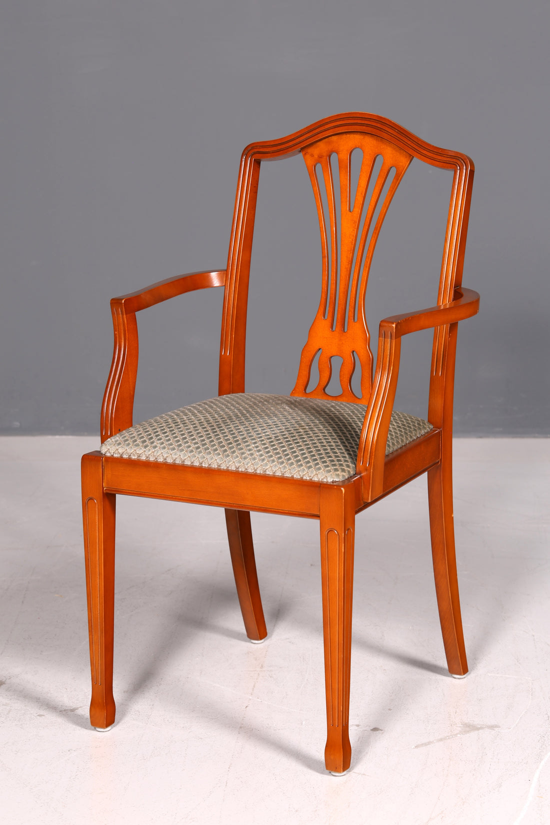 Beautiful English Armchair Antique Style UK Secretary Chair Upholstered Chair Dining Chair Kitchen Chair Vintage  