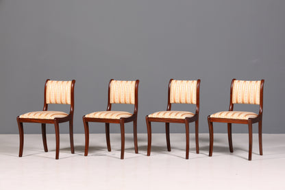 4x Stilvolle Englische Stühle Englisch Dining Chairs Antik 60er Jahre Küchenstühle Stuhlset